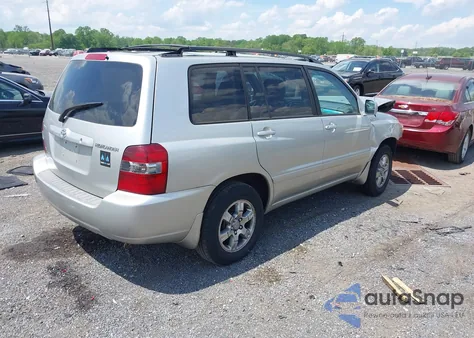 2005 Toyota Highlander V6 from USA, damaged, VIN JTEDP21A950055047